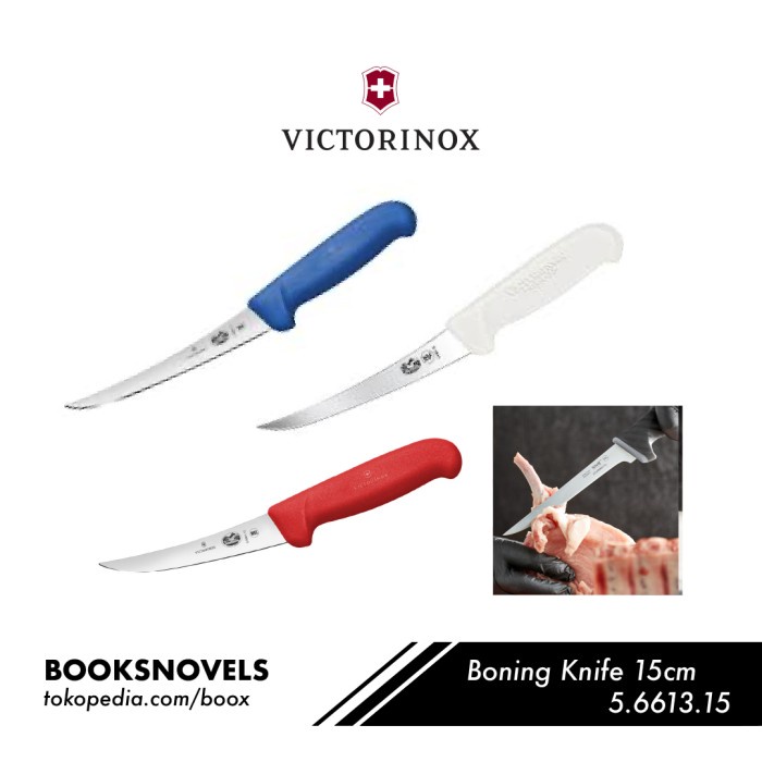 15Cm Pisau Boning Knife Victorinox 5.6613.15 Sembelih Fleksibel Kecil