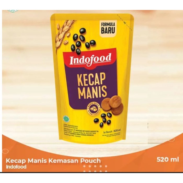 

HJK INDOFOOD KECAP MANIS 520 ML STANDING POUCH