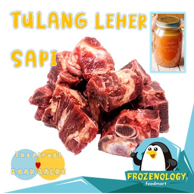 

HJK Beef Neck Bone Tulang Leher Sapi HALAL Best Bones for Bone Broth Kaldu