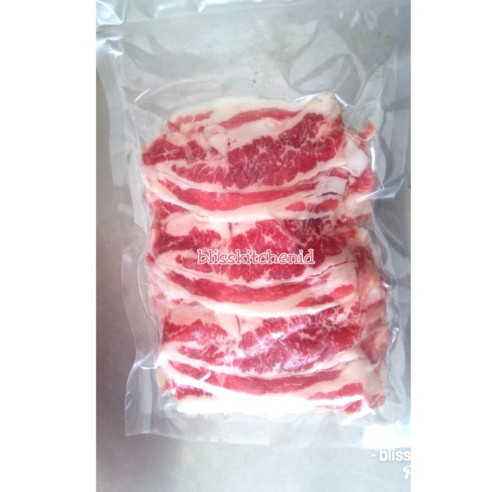

HJK Daging Sapi Lapis US Sliced Beef / US Shortplate Beef Slice 250gr