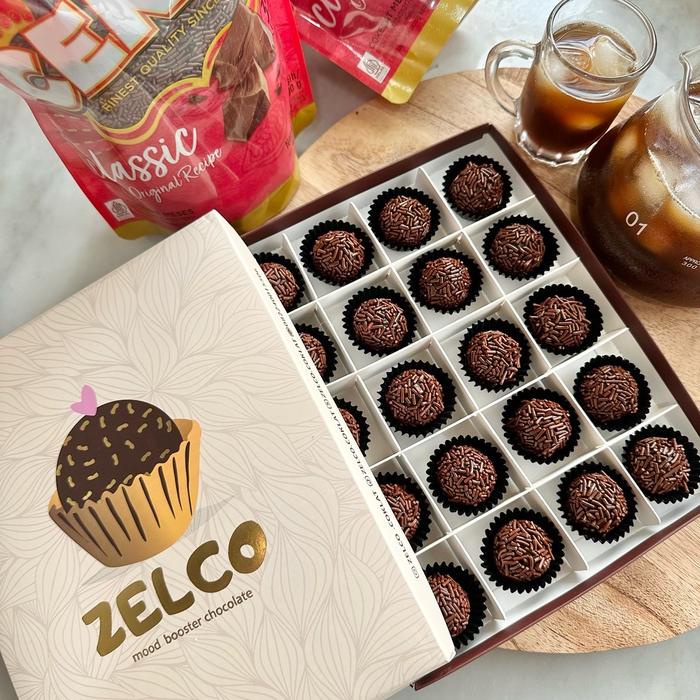 

Zelco - Coklat Ball Cokelat Lembut Full Meses premium Food Bola Cemilan Snack chocolates ceres