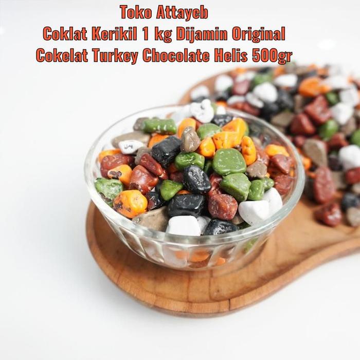 

Coklat Kerikil Fanatik Premium 1kg Dijamin Original Cokelat Turkey Chocolate Mix Rasa Enak Pasti