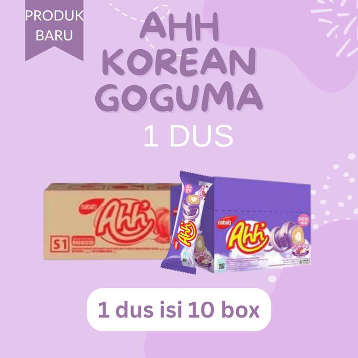 

Nabati Ahh Korean Goguma (4gr) 1 Dus isi 10 box Cemilan