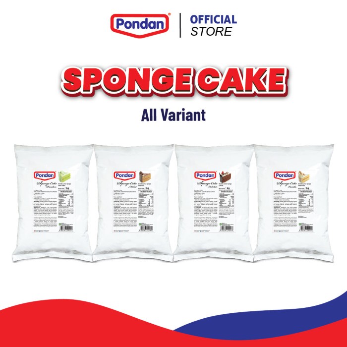 

Pondan Sponge Cake Mix 1 Kg