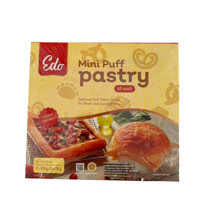 

Edo Mini Puff Pastry Sheet 375gr