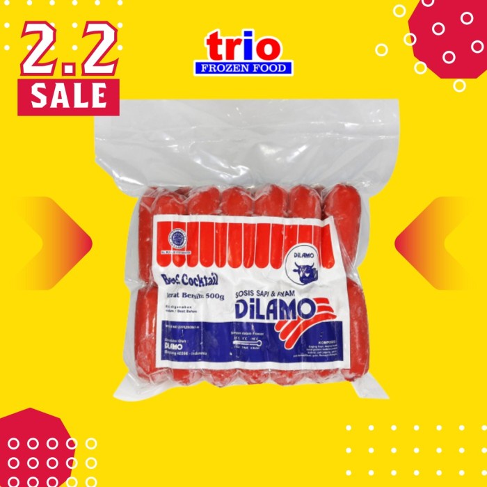 

HJK DILAMO Beef Cocktail Sosis Sapi 500gr