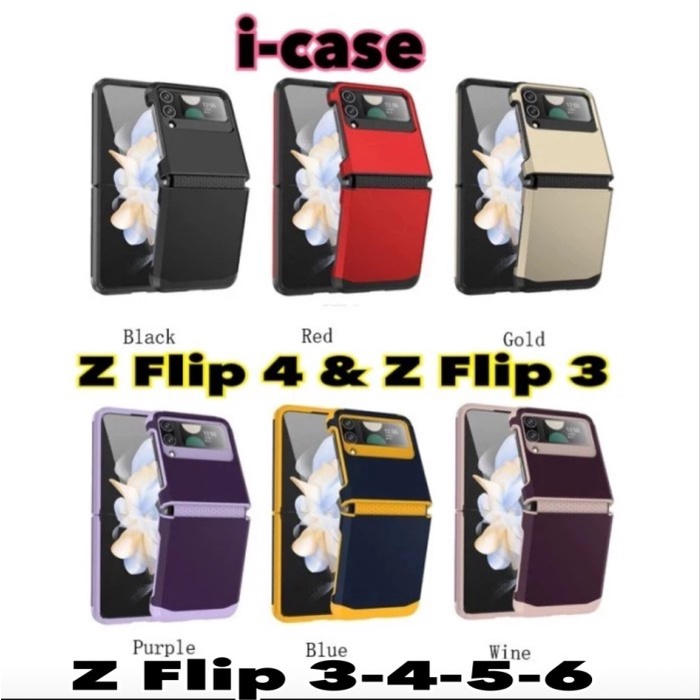 Z Flip 4 Case Samsung Z Flip 3 Tough Armor Hinge TPU Z Flip3 Z Flip4 5
