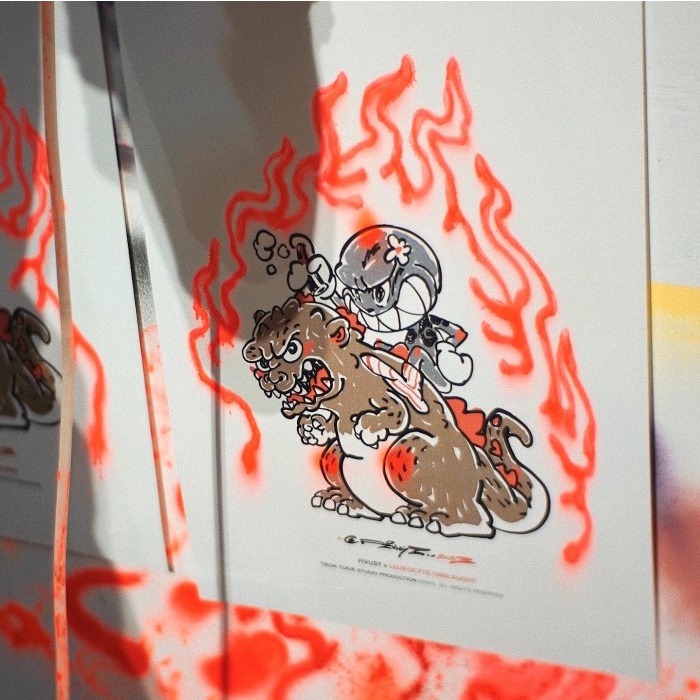 

LEUKOCYTE ONSLAUGHT X FIVUST ARTPRINT