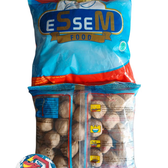 

Essem Food Bakso Daging Sapi Biru 50 butir