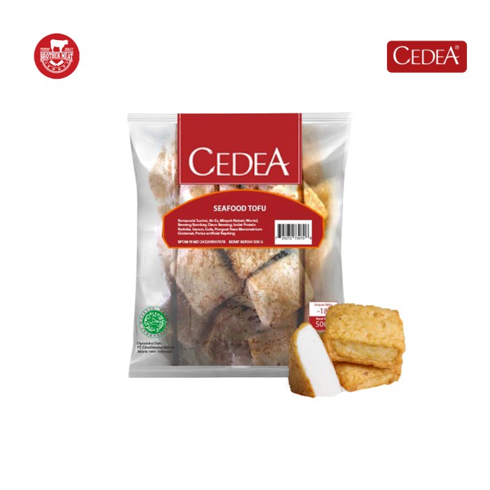

CEDEA Seafood Tofu 500gr - Brothermeatshop