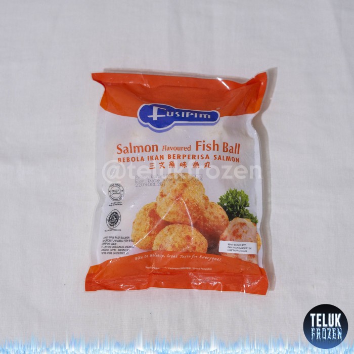 

Fusipim salmon fish ball bakso baso ikan 400g 400 gr gram 500 beku
