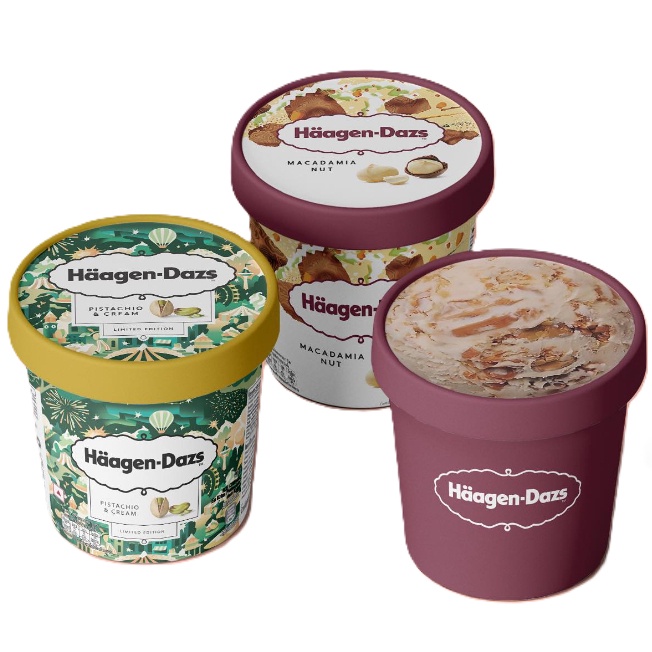 

Ice cream Haagen Dazs Ice Cream Pint 473 ml ukuran besar Es krim haagen daz Terenak