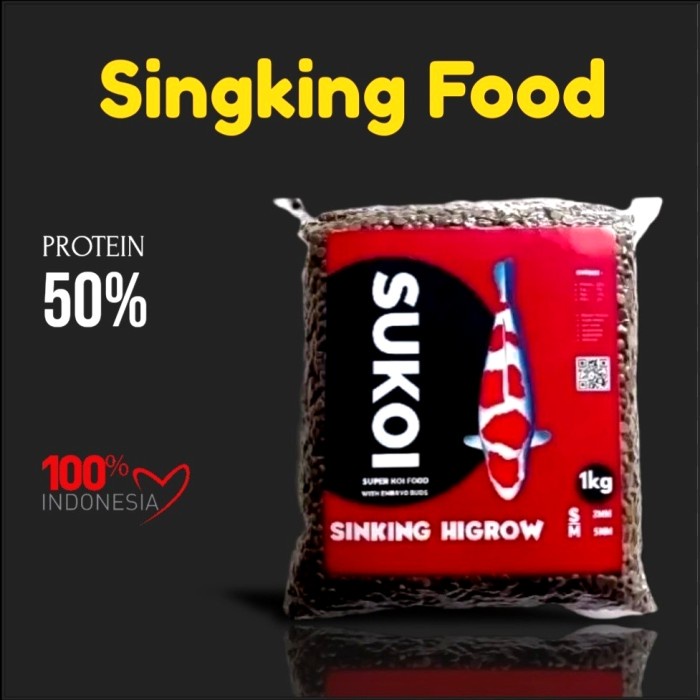 Pakan koi Sukoi Singking Growth