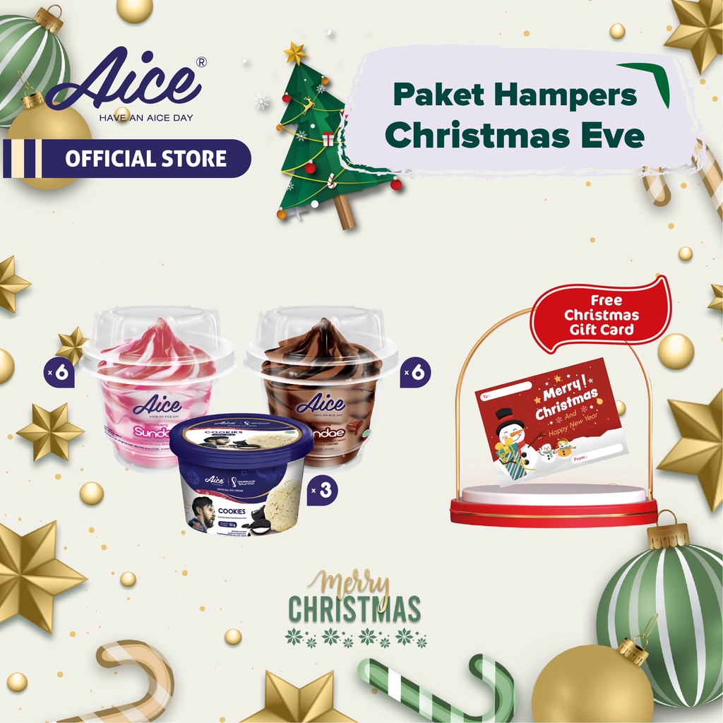 

Paket Hampers Christmas Eve Aice Ice Cream Spesial Hampers Natal