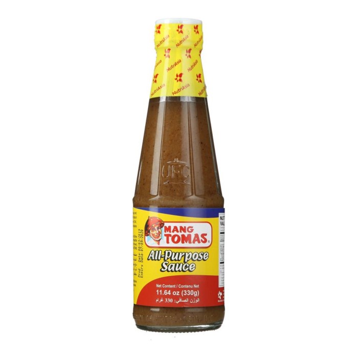 

Mang Tomas All Purpose Sauce Regular 330G