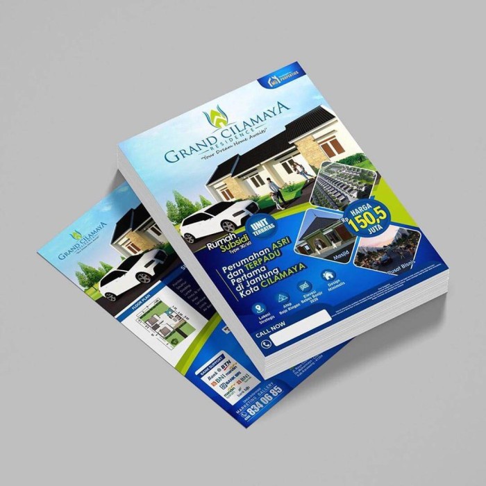 

Cetak Brosur Murah isi 50 Lembar 1 MUKA / Flyer Pamflet / Full Colour