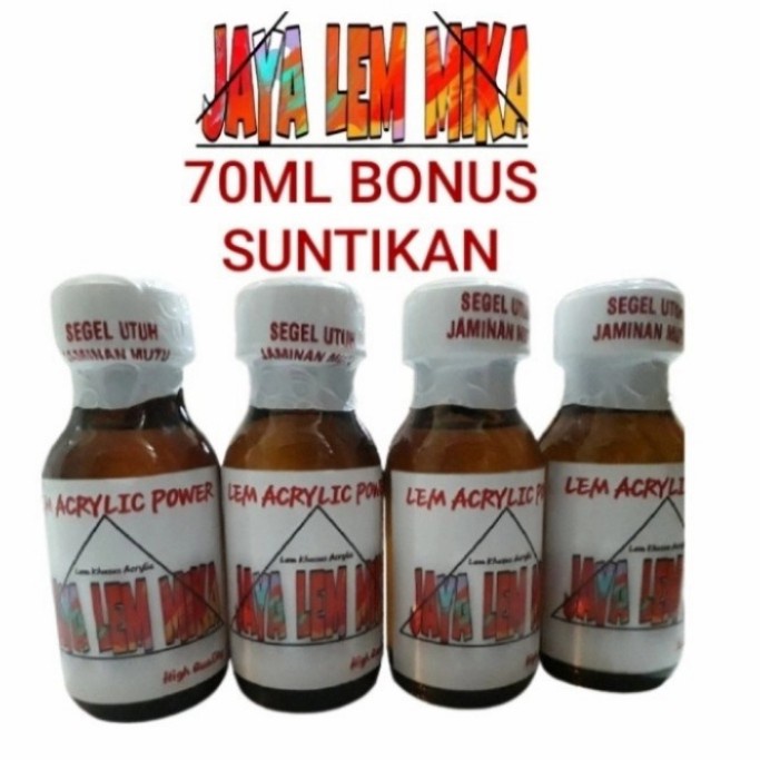 

SALE PROMO LEM AKRILIK 70ML 4 BOTOL READYY