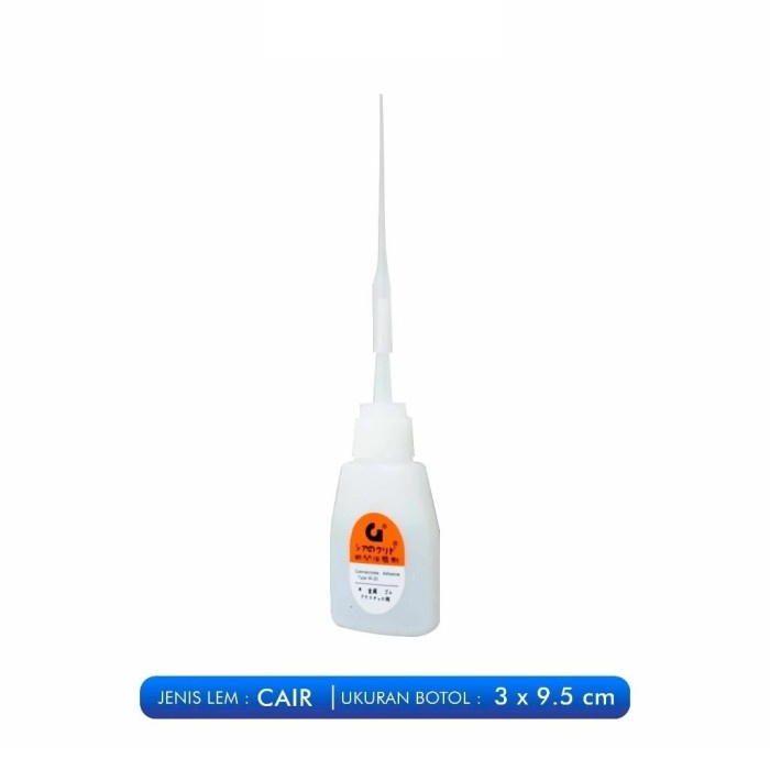 

SALE TERHOTT [KBM] [BOX ISI 50 PCS] LEM G SUPER GLUE KOREA / LEM PEREKAT G SERBAGUNA / EPOTEC LEM G