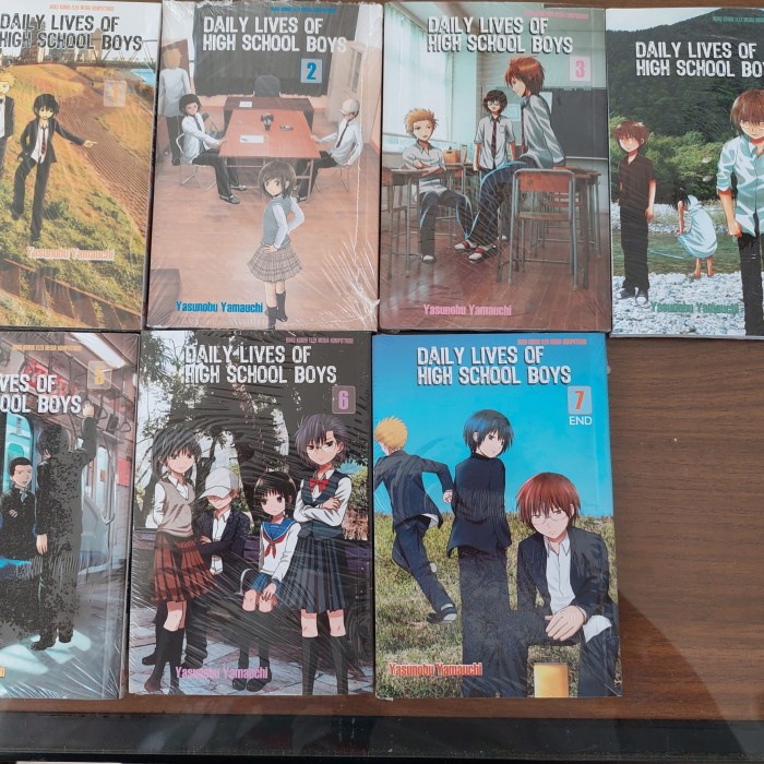 SALE PROMO KOMIK DAILY LIVES OF HIGH SCHOOL BOYS SET VOL 1-7 END SEGEL ORI READYY