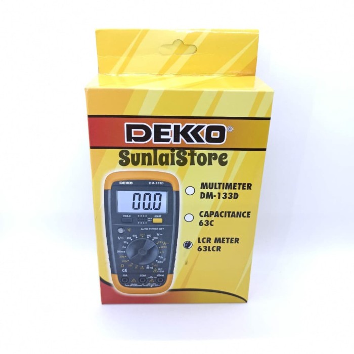 LCR Meter Digital Dekko 63LCR