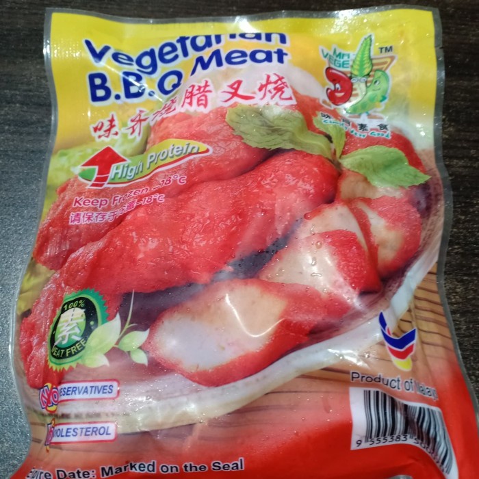 

Mr. vege BBQ meat 240 gr / char Sao Vegetarian / Cha siu Vegetarian
