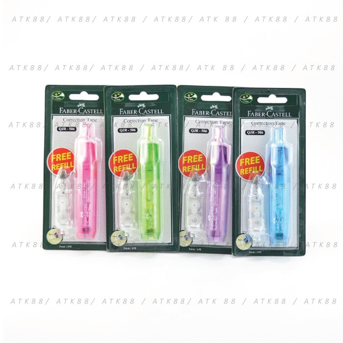 

ATKJaya- Correction Tape Faber-Castell QJR-506 (5 mm x 6 m)