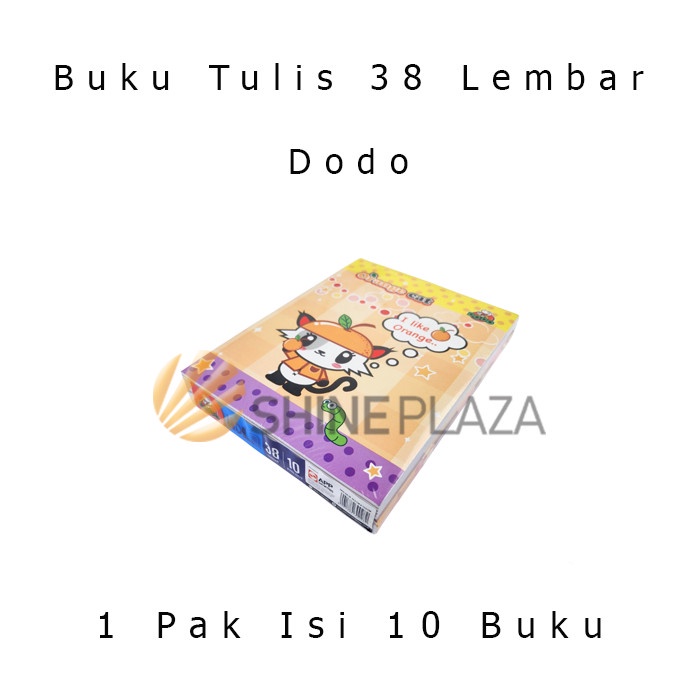

ATKJaya- [PACK] Buku Tulis Skola 38 Lembar 1 Pak Isi 10 Buku By SIDU Sinar Dunia