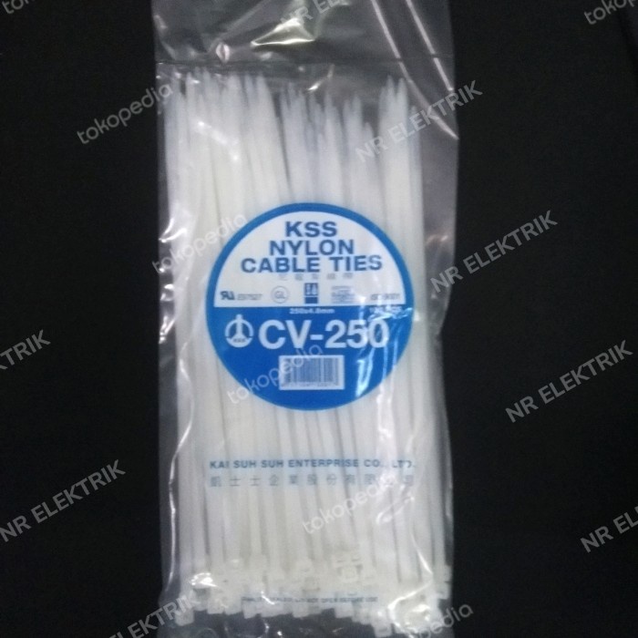 

ATKJaya- kabel ties /cable ties cv 250 x 4.8 KSS putih