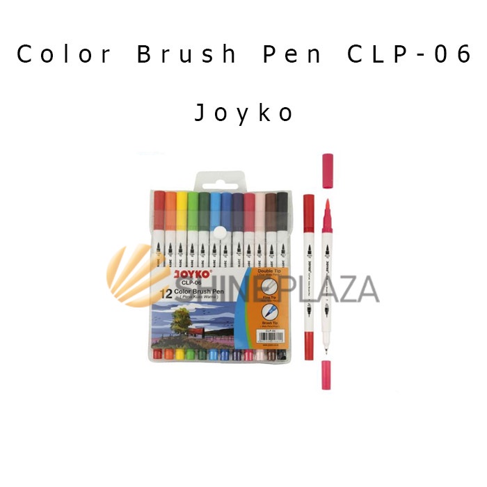 

ATKJaya- [FLASH SALE] Color Brush Pen Joyko 12 Warna CLP-06