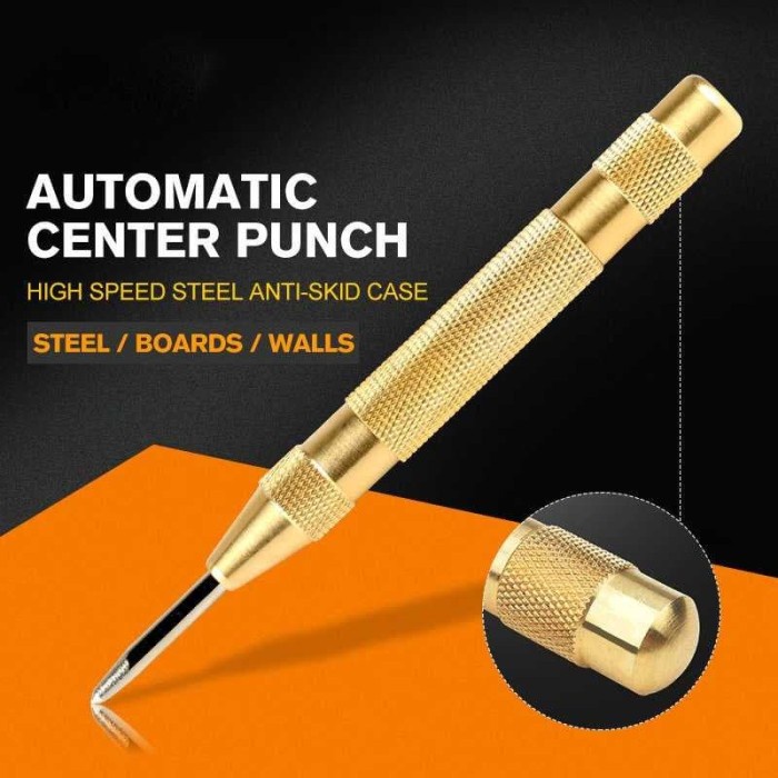 

ATKJaya- Penanda Titik Pengeboran Automatic Center Punch 130mm