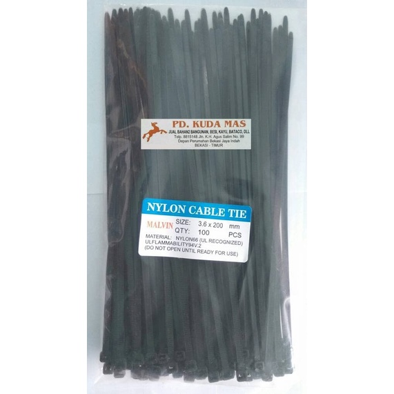

ATKJaya- Cable Ties Nylon 20 cm Hitam