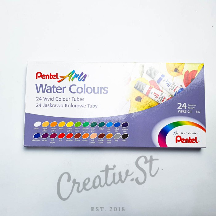 

ATKJaya- Cat Air Pentel Water Colour 24 Warna