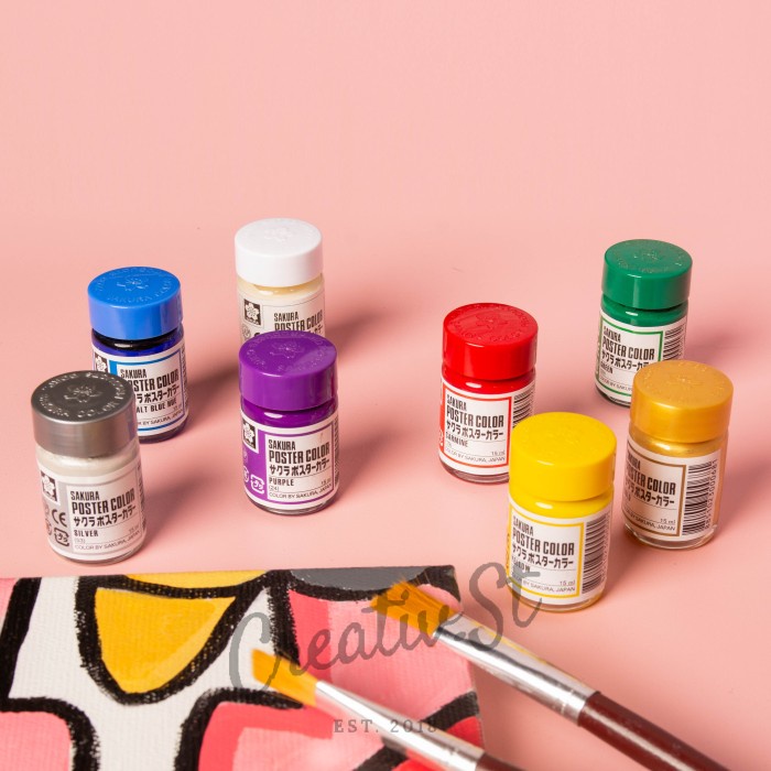 

ATKJaya- Sakura Cat Poster 15 Ml Poster Color