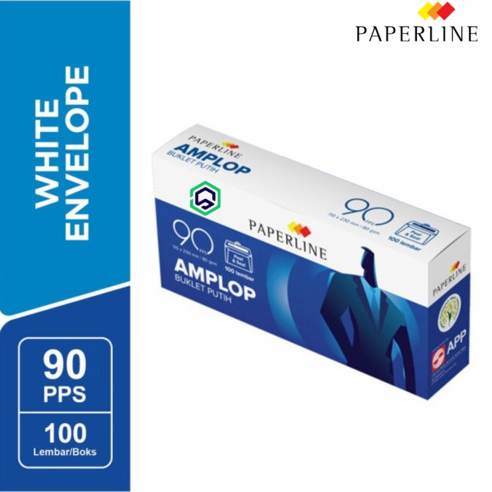 

ATKJaya- Amplop Putih Paperline 90 PPS uk 110 x 230 mm
