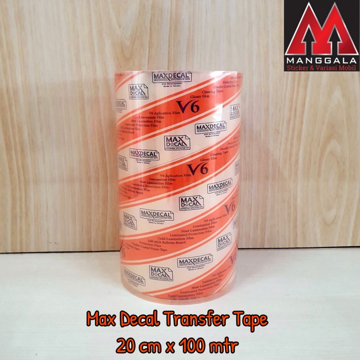 

ATKJaya- Max Decal Masking Transfer Tape Laminasi Cutting Sticker Stiker 20 Cm