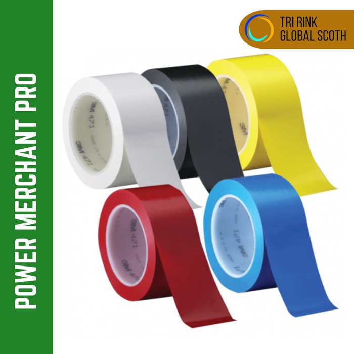 

ATKJaya- 3M Floor Marking Tape 471 USA - 48 mm x 33 Meter