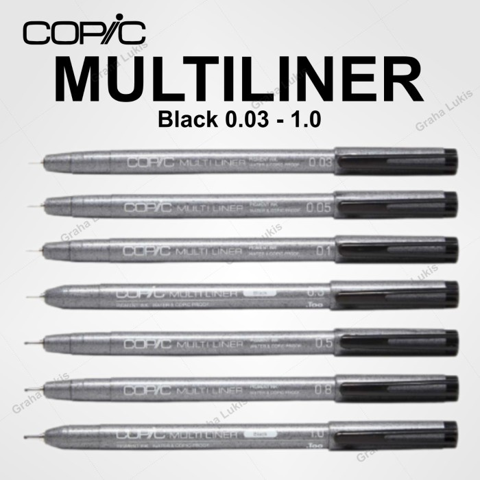 

ATKJaya- Copic Multiliner Black 003 - 08