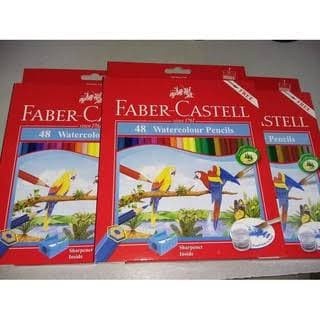 

FABER-CASTELL WATERCOLOURS PENCILS 48 / PENSIL WARNA 48
