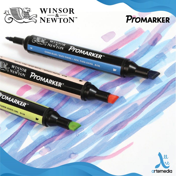

MARKER WINSOR & NEWTON PROMARKER MANGA SET 12 DUAL POINT PENA KUAS