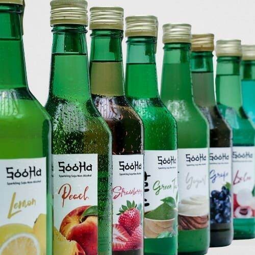 

Soju Halal Non Alkohol Sooha Minuman Korea Sparkling Water Barkarbonasi