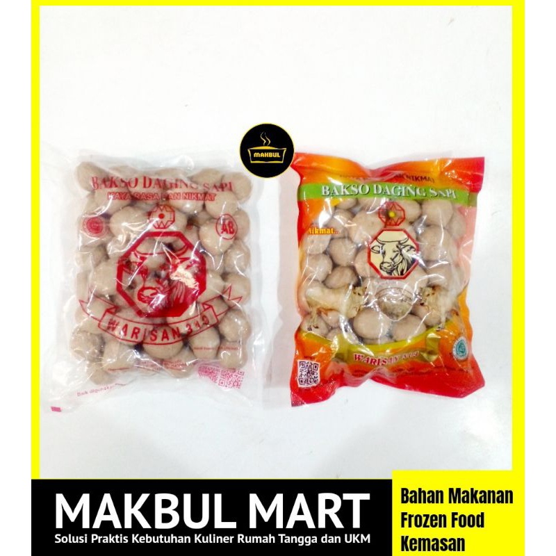 

Bakso Warisan AB isi 50 Reguler dan Urat