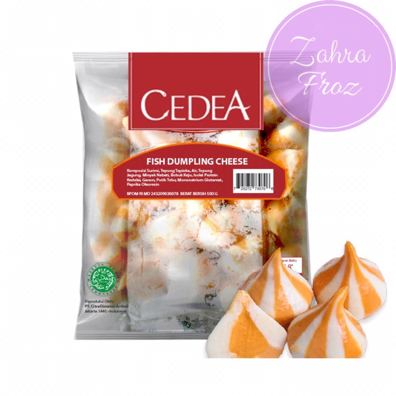 

CEDEA DUMPLING IKAN KEJU 200 GR 500 GR