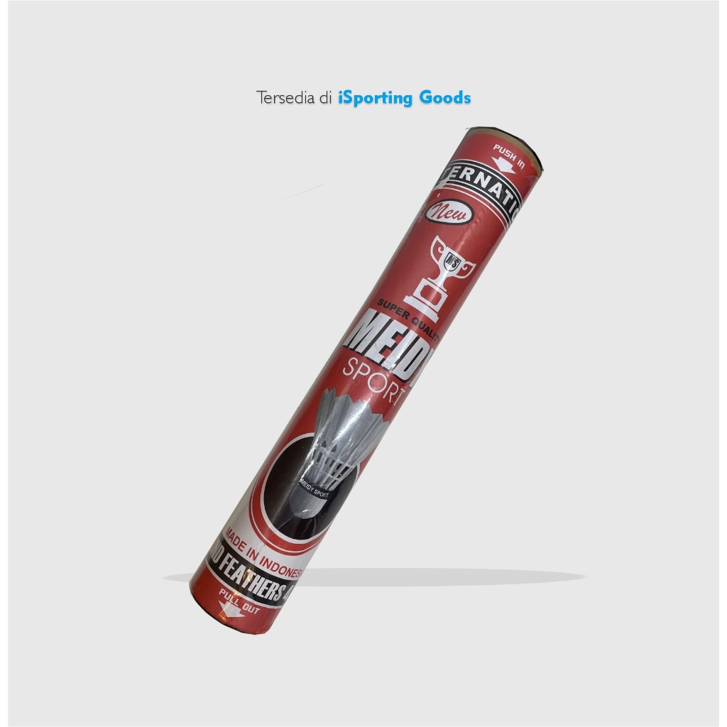 Shuttlecock Indocock Kok Badminton Shuttle Cock Kok Bulu Tangkis 1 SLOP