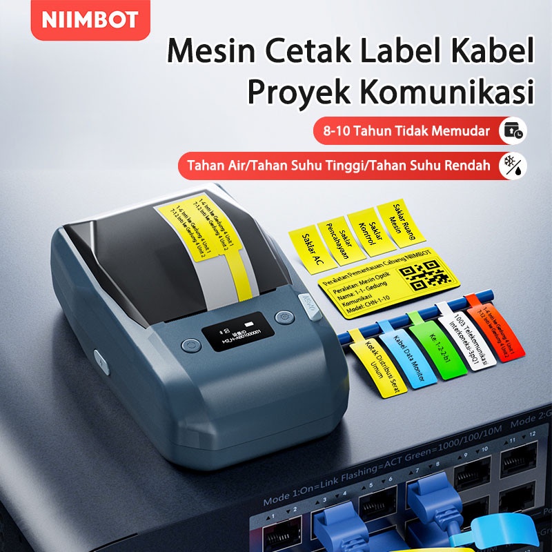 

NIIMBOT M2 Printer Label Kabel Kantor, Printer Label Klasifikasi Jaringan Komunikasi/Serat Optik,