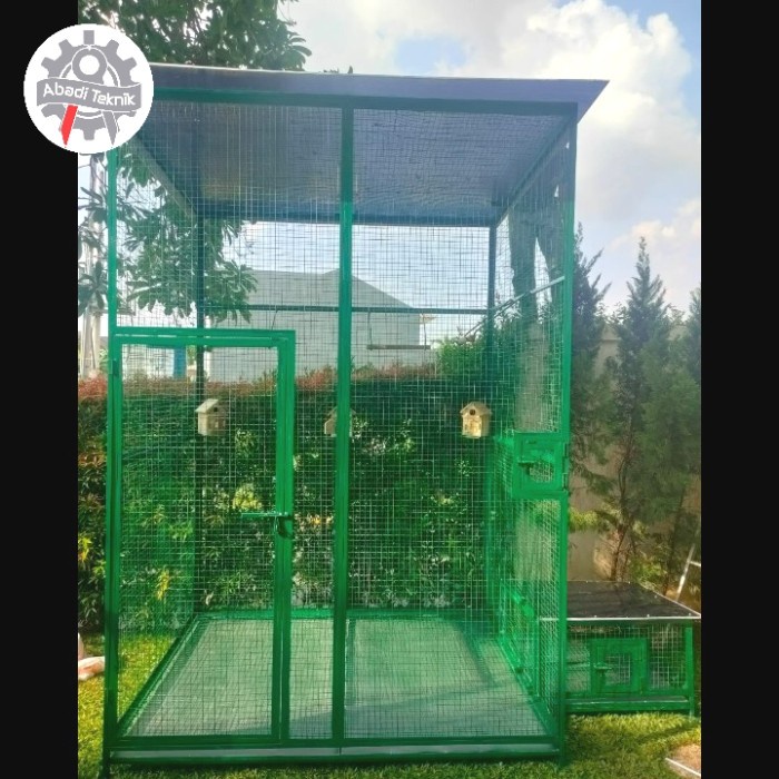 BIG SIZE Sangkar Kandang Burung Ternak Koloni Aviary Lovebird Cucak Ijo Kenari Parkit Anis Merah