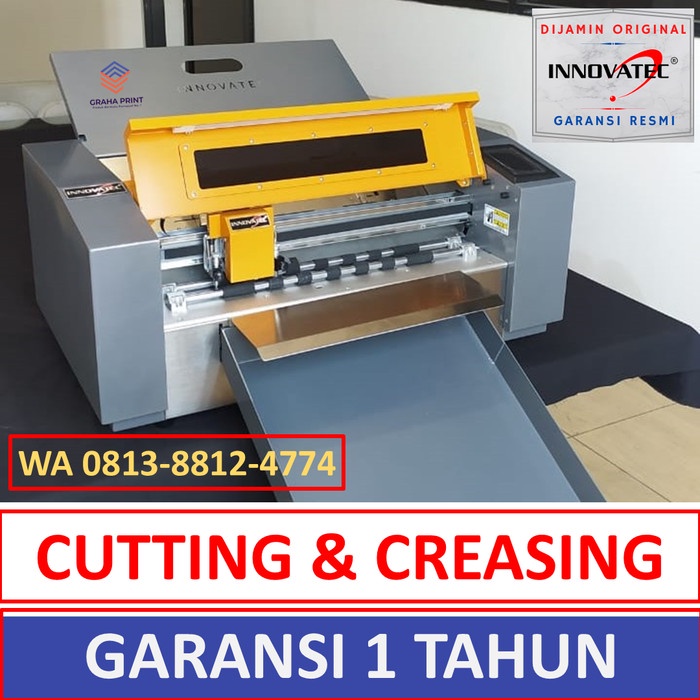 Mesin Cutting Sticker Label A3+ INNOVATEC SPEED 2 Bisa Cutting dan Creasing sudah Servo Motor Auto