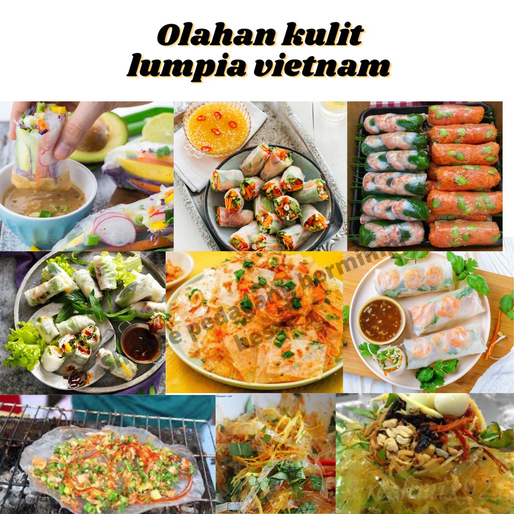 

Banh Trang Rice Paper 400gr 22cm Kulit Lumpia Vietnam Rice Paper