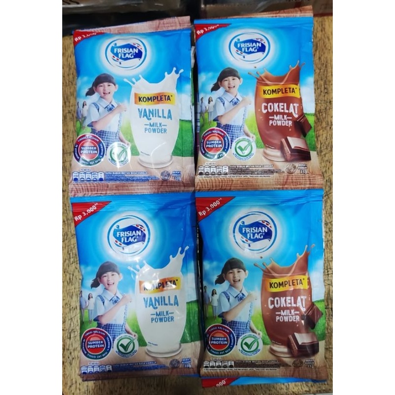 

Susu Bubuk Bendera Kompleta Coklat & Vanila [RENCENG]