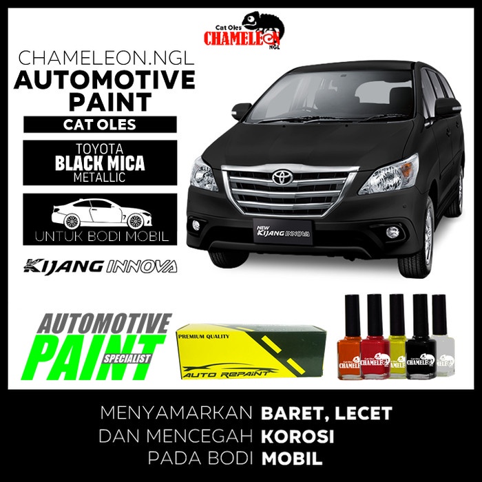 Cat Oles Toyota Innova Black Mica Metallic Automotive Chameleon Ngl