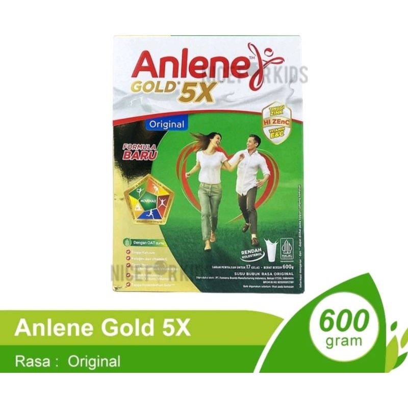 

ANLENE GOLD 5X 600GR HARAP BACA DESKRIPSI